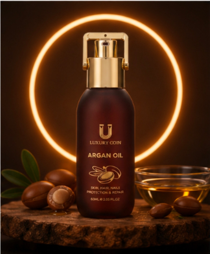 روغن تقویت کننده مو و ابرو آرگان برند لاکچری کوین فرانسوی