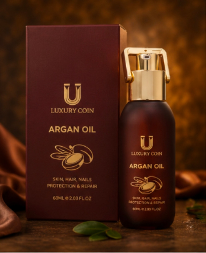 روغن تقویت کننده مو و ابرو آرگان برند لاکچری کوین فرانسوی