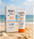 کرم ضد آفتاب spf۳۰ بی رنگ حجم ۴۰ میل برند ویتابلا ایتالیایی